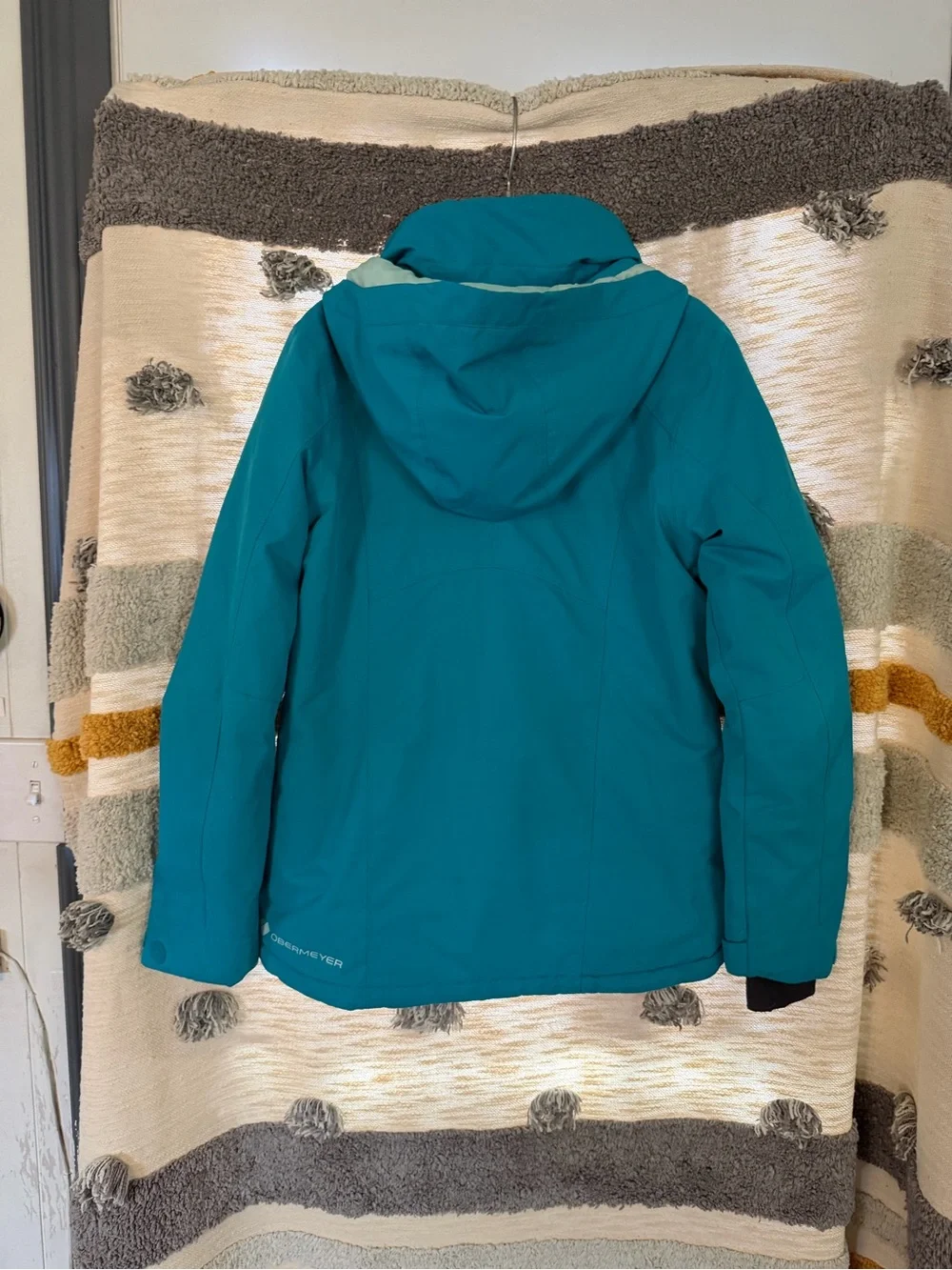 Obermeyer Kenzie Jacket - Teal Hooded Winter - Teen L (14-16)